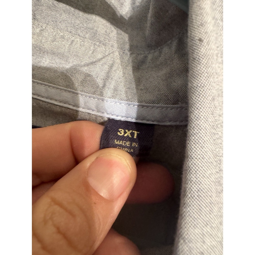 Roundtree And Yorke 3XLT Long Sleeve Dress Shirt - Picture 3 of 5